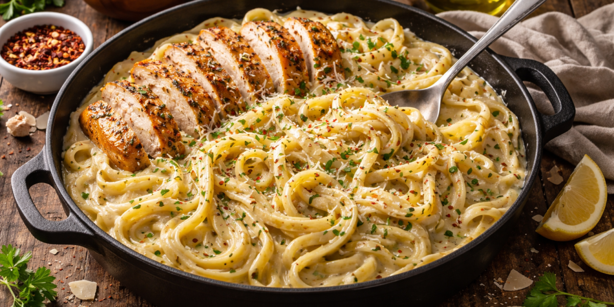 Chicken Fettuccine Alfredo Recipe