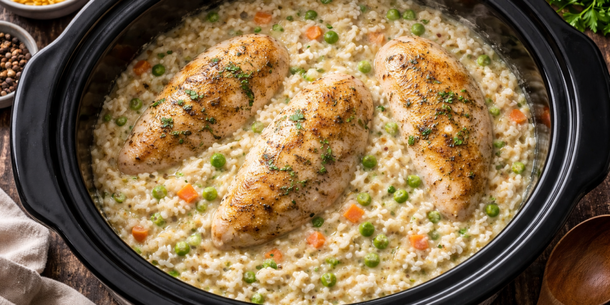 Chicken and Rice Crockpot Recipe