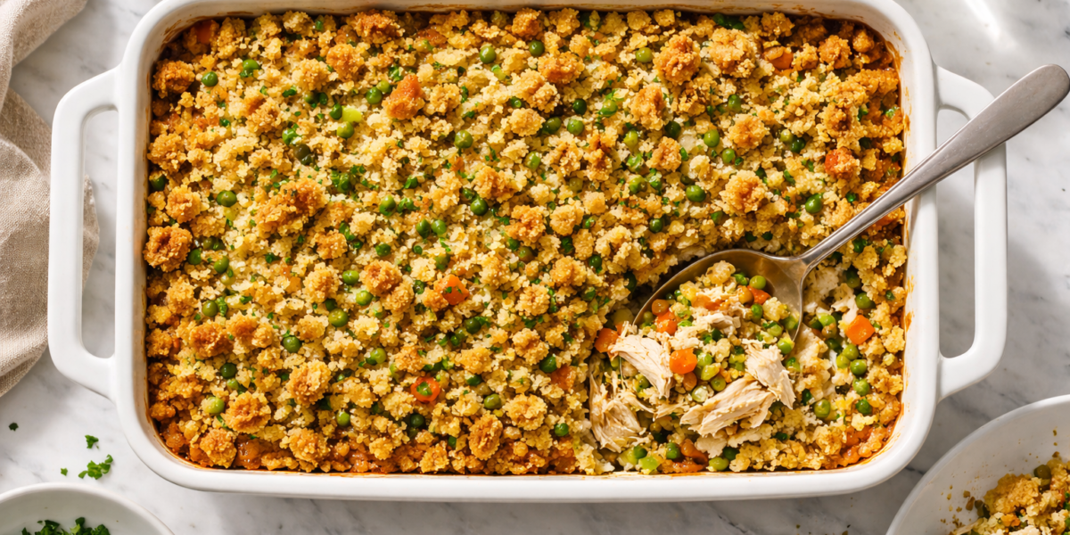 Chicken and Stuffing Casserole Recipe