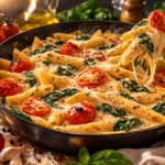 Spinach Tomato Pasta Recipe