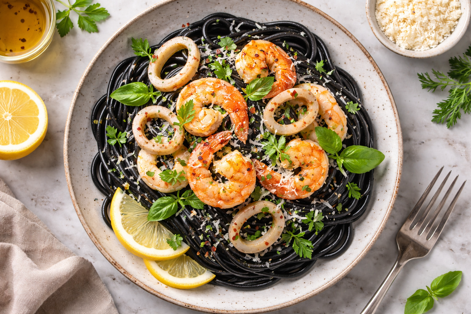 Squid Ink Pasta Recipe