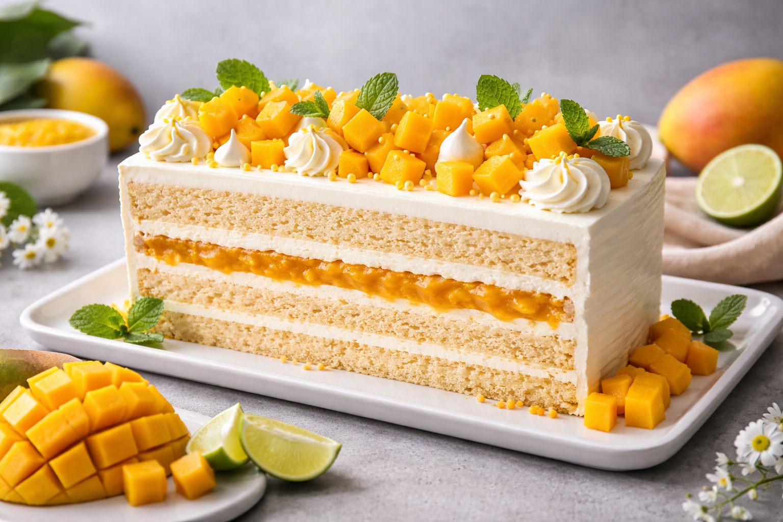 Mango Cake Recipe