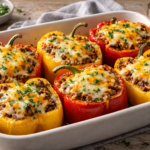 Stuffed Peppers Recipe with Rice